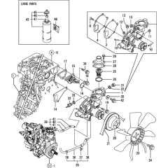 Cooling Water System Assembly