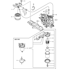 Fuel Line Assembly for Yanmar