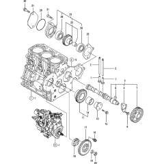 Camshaft & Driving Gear Assembly