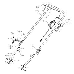 Masport 400ST Handle Assembly
