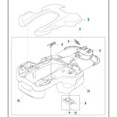 Cover Assembly for Husqvarna 405X