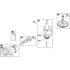 Crankshaft Assembly for Briggs
