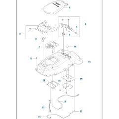Upper Chassis for Husqvarna 415X