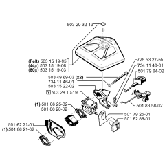 Carburetor & Air Filter for Husqvarna 42