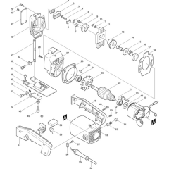 Makita 4300BA Jigsaw Assembly
