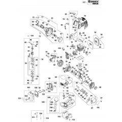 Engine for Husqvarna 430 LS