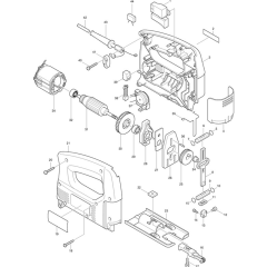Makita 4323 Jigsaw Assembly