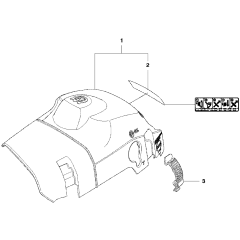 Cylinder Cover for Husqvarna 435