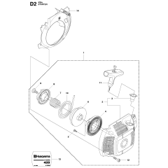 Starter Assembly for Husqvarna