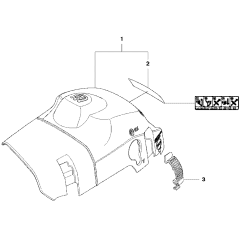 Cylinder Cover for Husqvarna 440ii