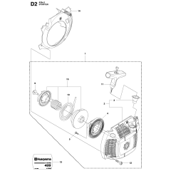Starter Assembly for Husqvarna