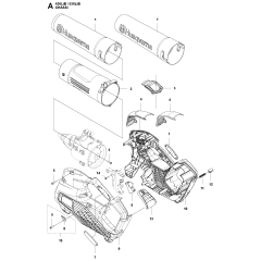 Tube Assembly for Husqvarna 436LIB