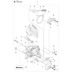 Chain Brake Assembly Husqvarna 439