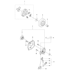 Clutch & Oil Pump for Husqvarna 439