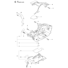 Cylinder Cover for Husqvarna 439