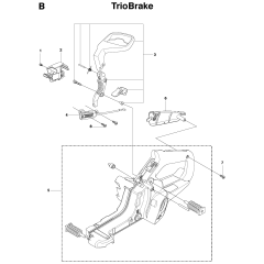 Handle & Controls for Husqvarna 440e
