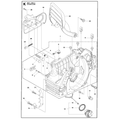 Crankcase Assembly for Husqvarna