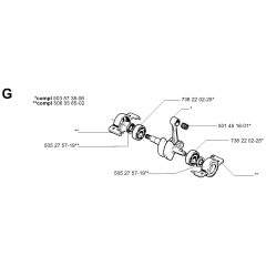 Crankshaft Assembly Husqvarna 45