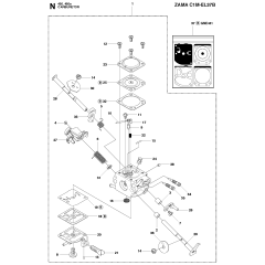 Carburetor Assembly for Husqvarna