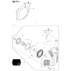 Starter Assembly for Husqvarna