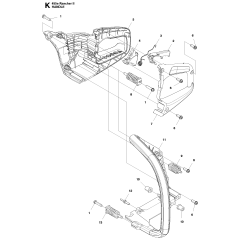 Handle Assembly for Husqvarna