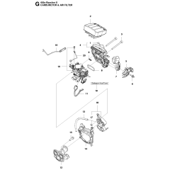 Carburetor & Air Filter Assembly