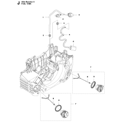 Fuel Tank Assembly for Husqvarna