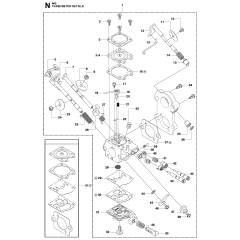 Carburetor Assembly for Husqvarna 461