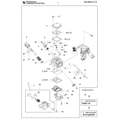 Carburetor Assembly for Husqvarna