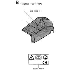 Cover Assembly for Husqvarna 49
