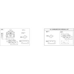 Carburettor Assembly for Briggs