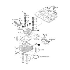 Cylinder Head Assembly for Hatz 4L40