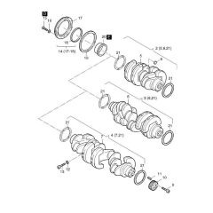 Crankshaft Assembly for Hatz 4L40