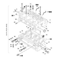 Crankcase Assembly for Hatz 4L42C
