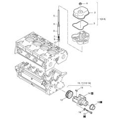 Cylinder Head Assembly for Hatz