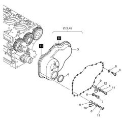 Timing Cover for Hatz 4M40