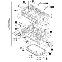 Crankcase Assembly for Hatz 4M41