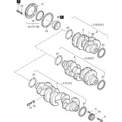 Crankshaft Assembly for Hatz 4M41