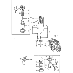 Fuel Line Assembly for Yanmar