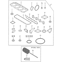 Gasket Set for Yanmar 4TNE84