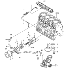 Oil System Assembly for Yanmar