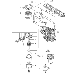 Fuel Line Assembly for Yanmar
