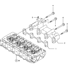 Exhaust Manifold for Yanmar