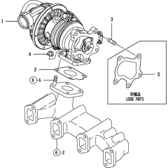 Turbine Assembly for Yanmar