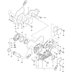 Gear Housing Assembly for Yanmar