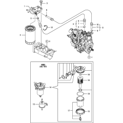 Fuel Line Assembly for Yanmar