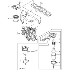 Fuel Line Assembly for Yanmar