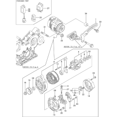 Generator Assembly for Yanmar