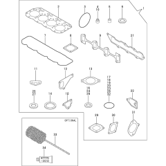 Gasket Set & Tools for Yanmar