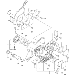 Gear Housing for Yanmar 4TNV88-XWA